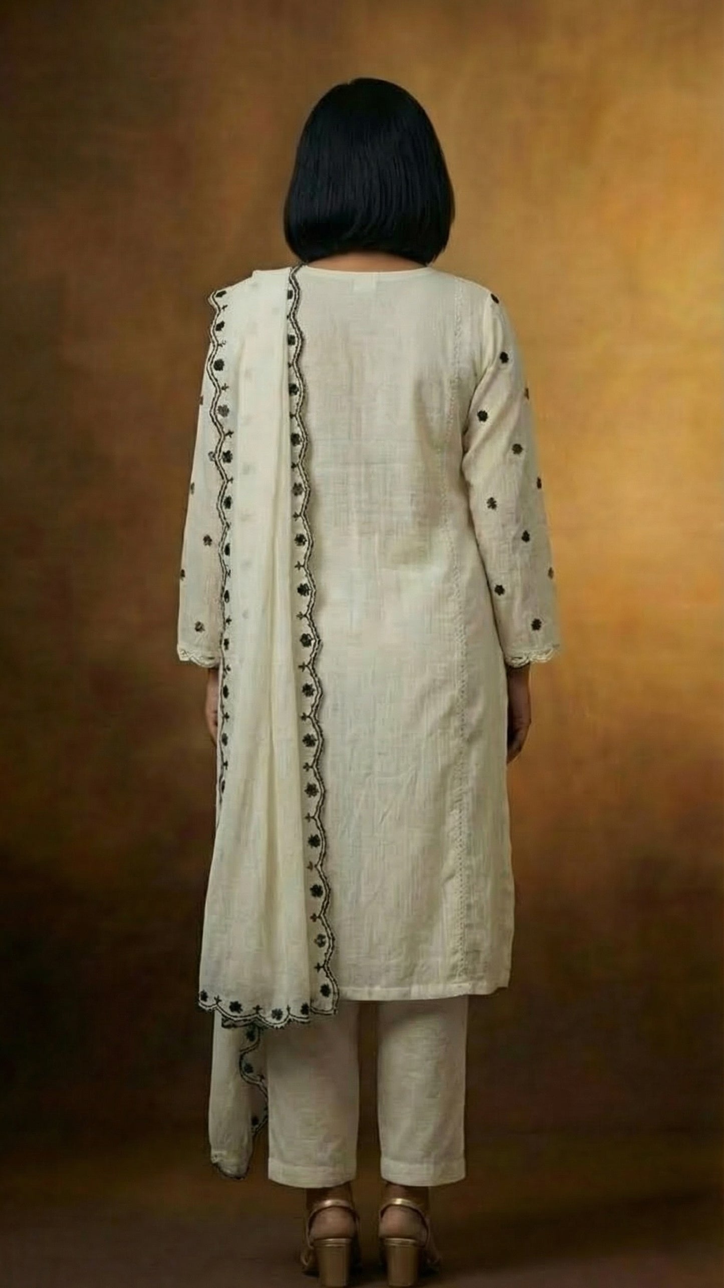 Ivory Dot Elegance Set