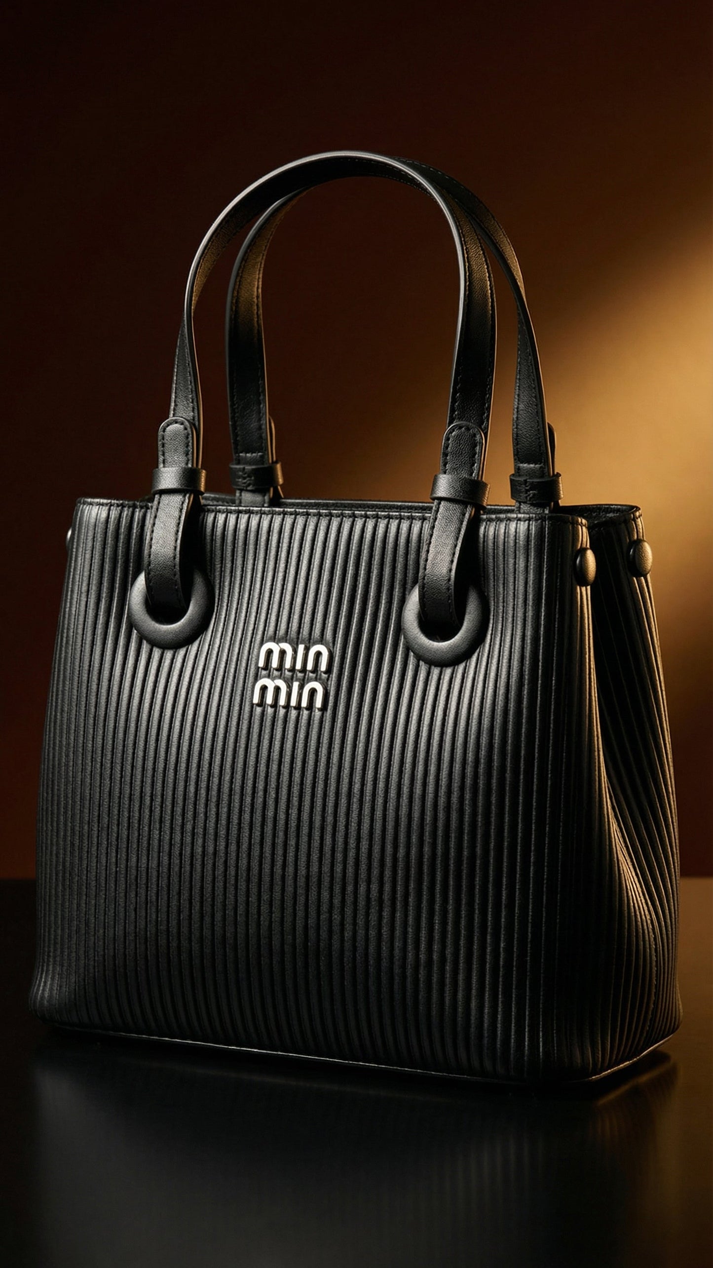 Min Min Atelier Noir Structured Bag