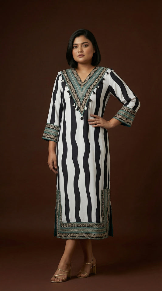 Ethno Grace Gown Striped