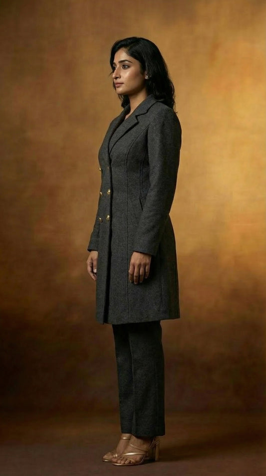 Charcoal Authority Coat
