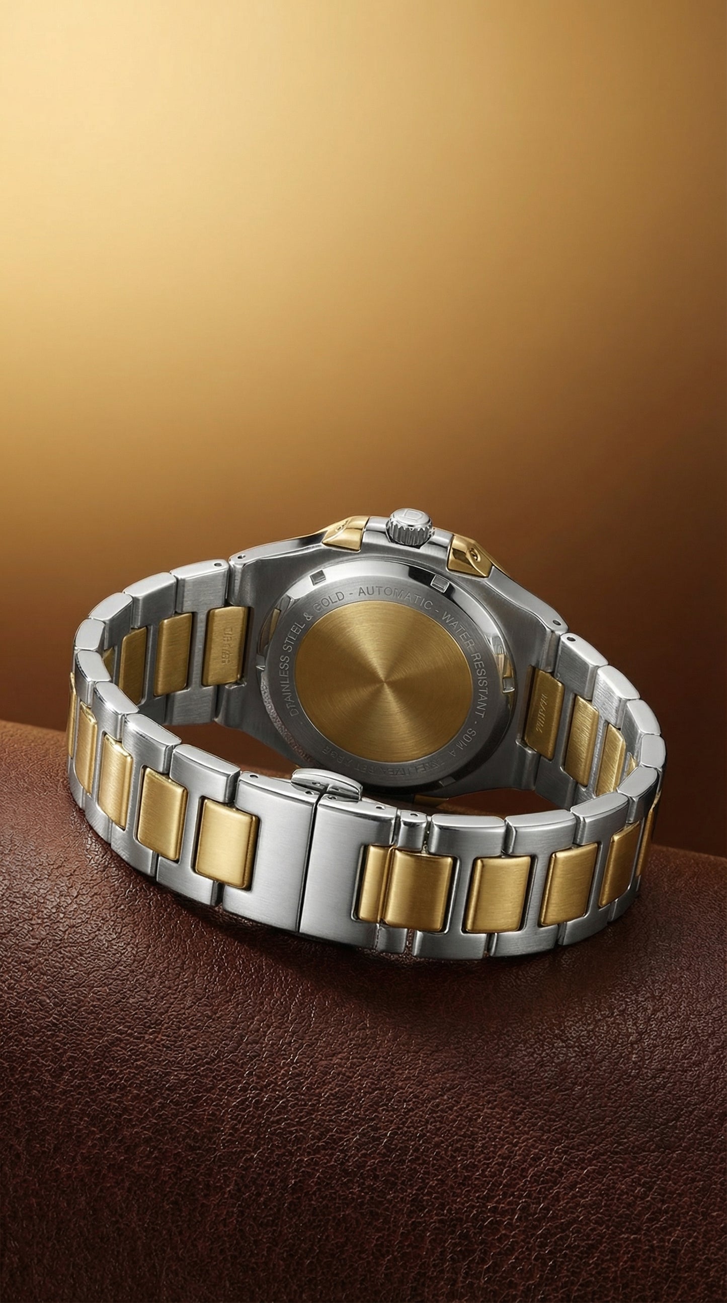 CURREN Two-Tone Slim Quartz Watch