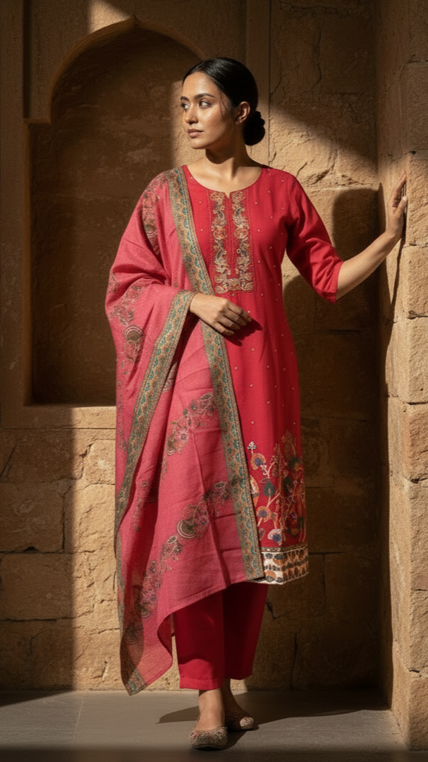 Premium Embroidery Three Piece (Z4)