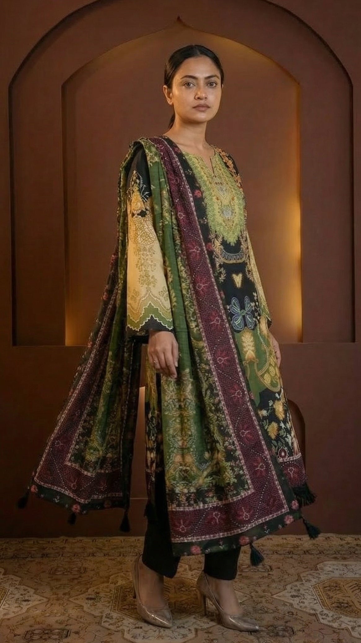 Forest Green Three Piece Set