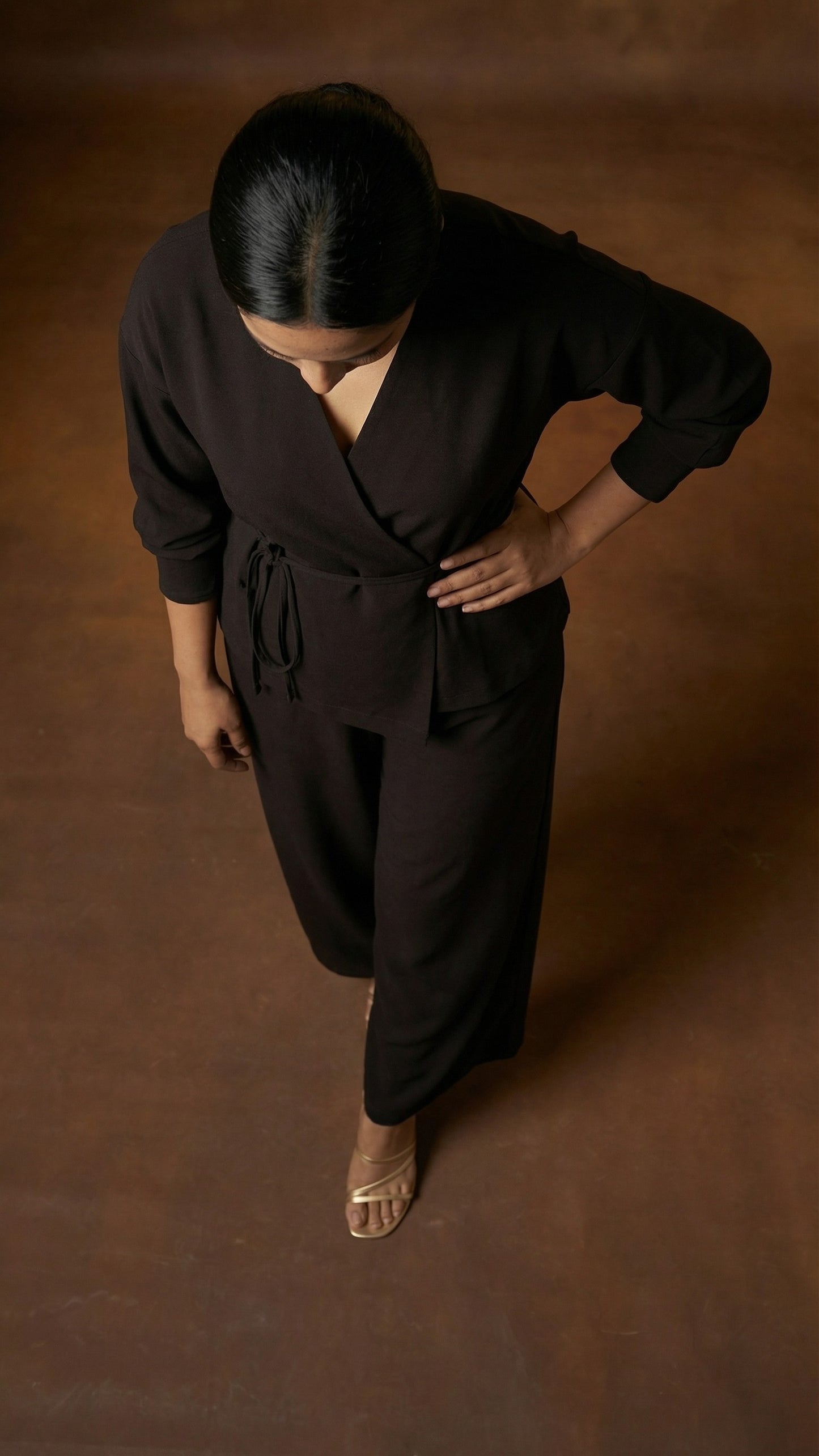 Noir Wrap Elegance Set