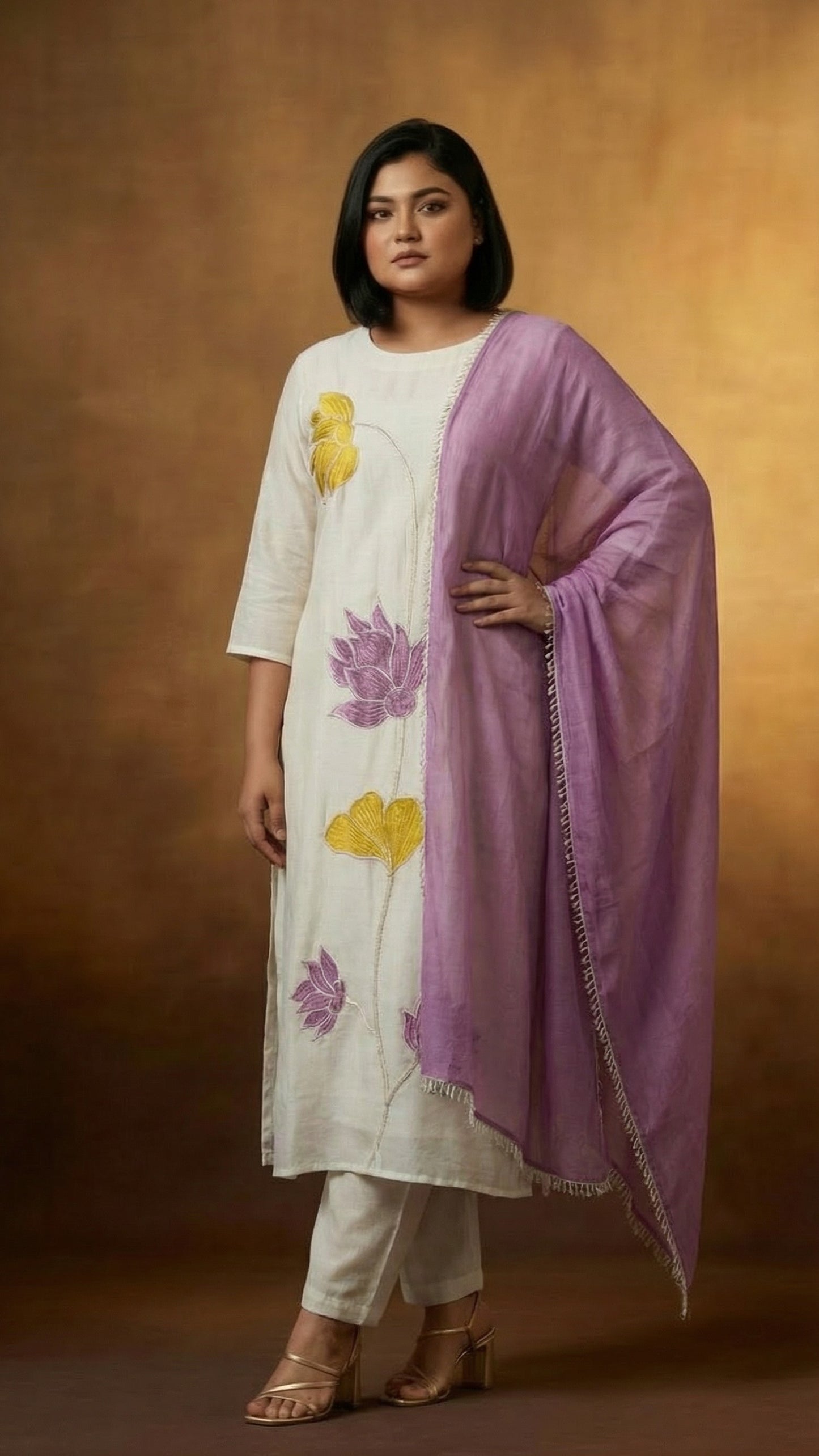 Lotus Bloom Three-Piece Set