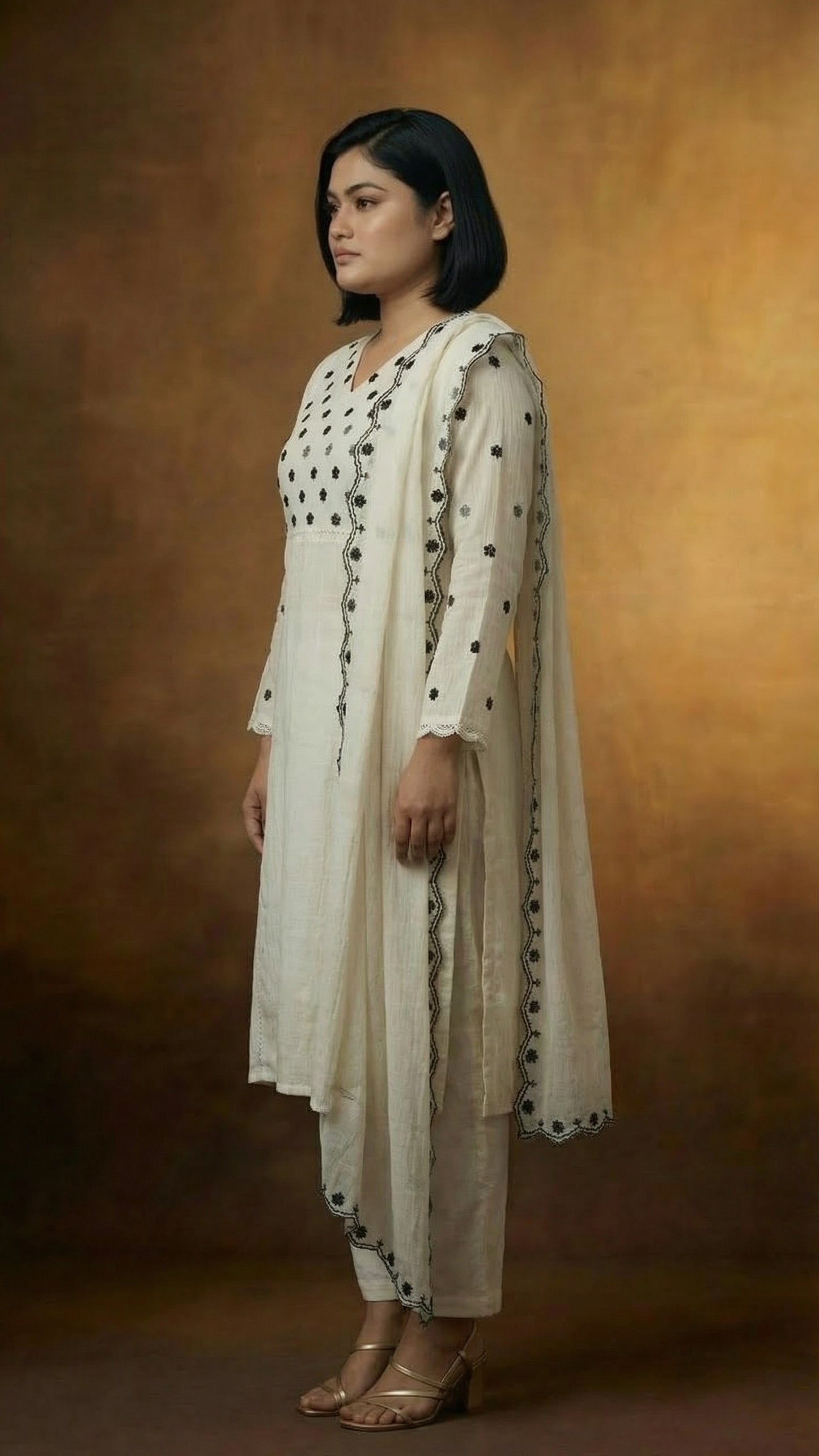 Ivory Dot Elegance Set