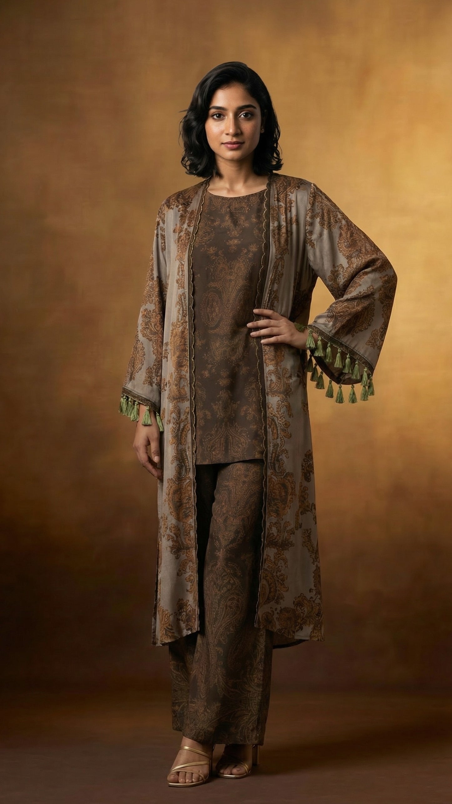 Earthy Elegance Tassel Set