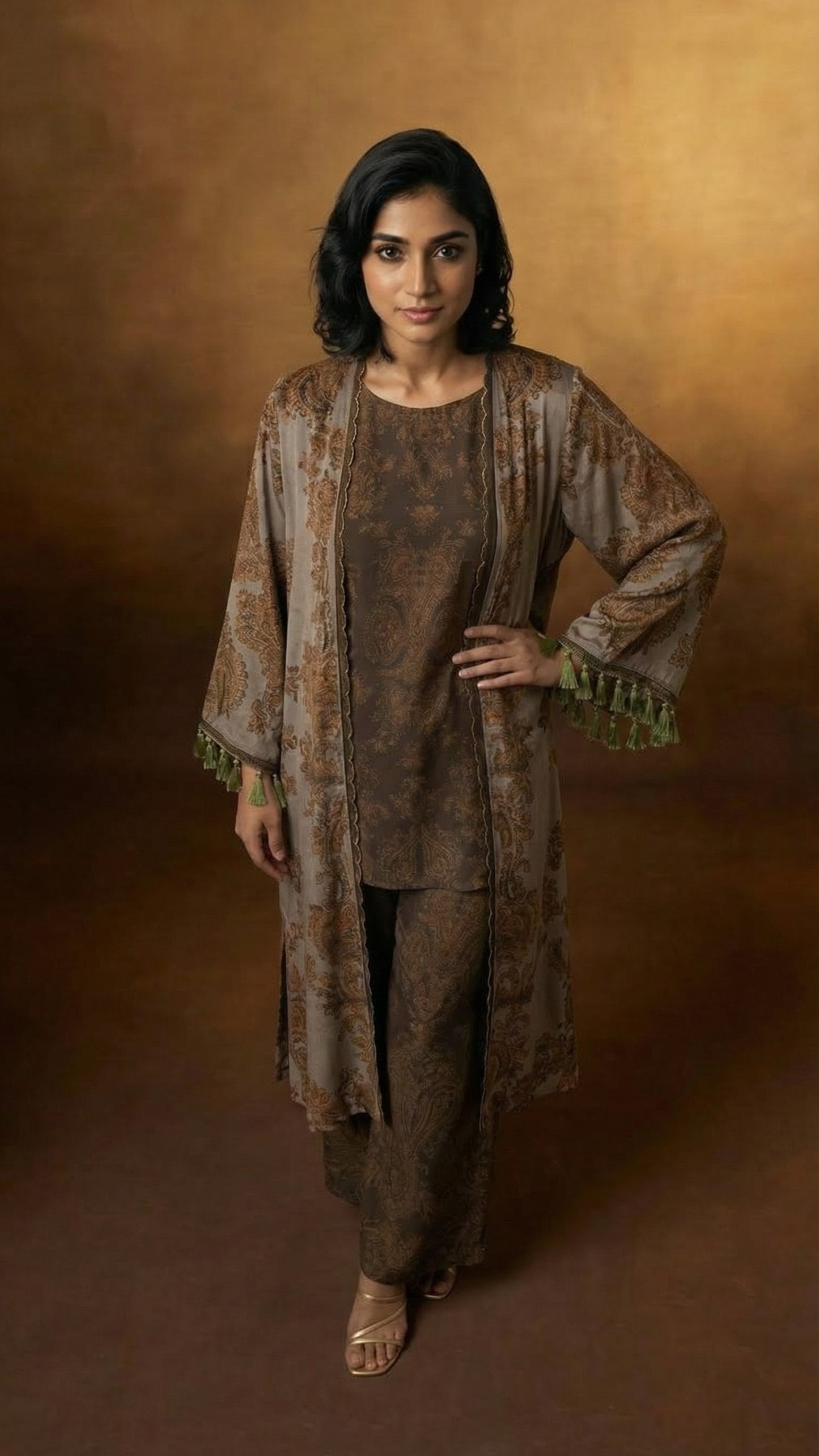 Earthy Elegance Tassel Set