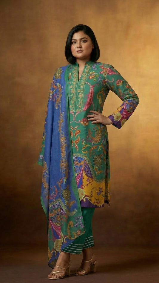 Emerald Artistry Three-Piece Set