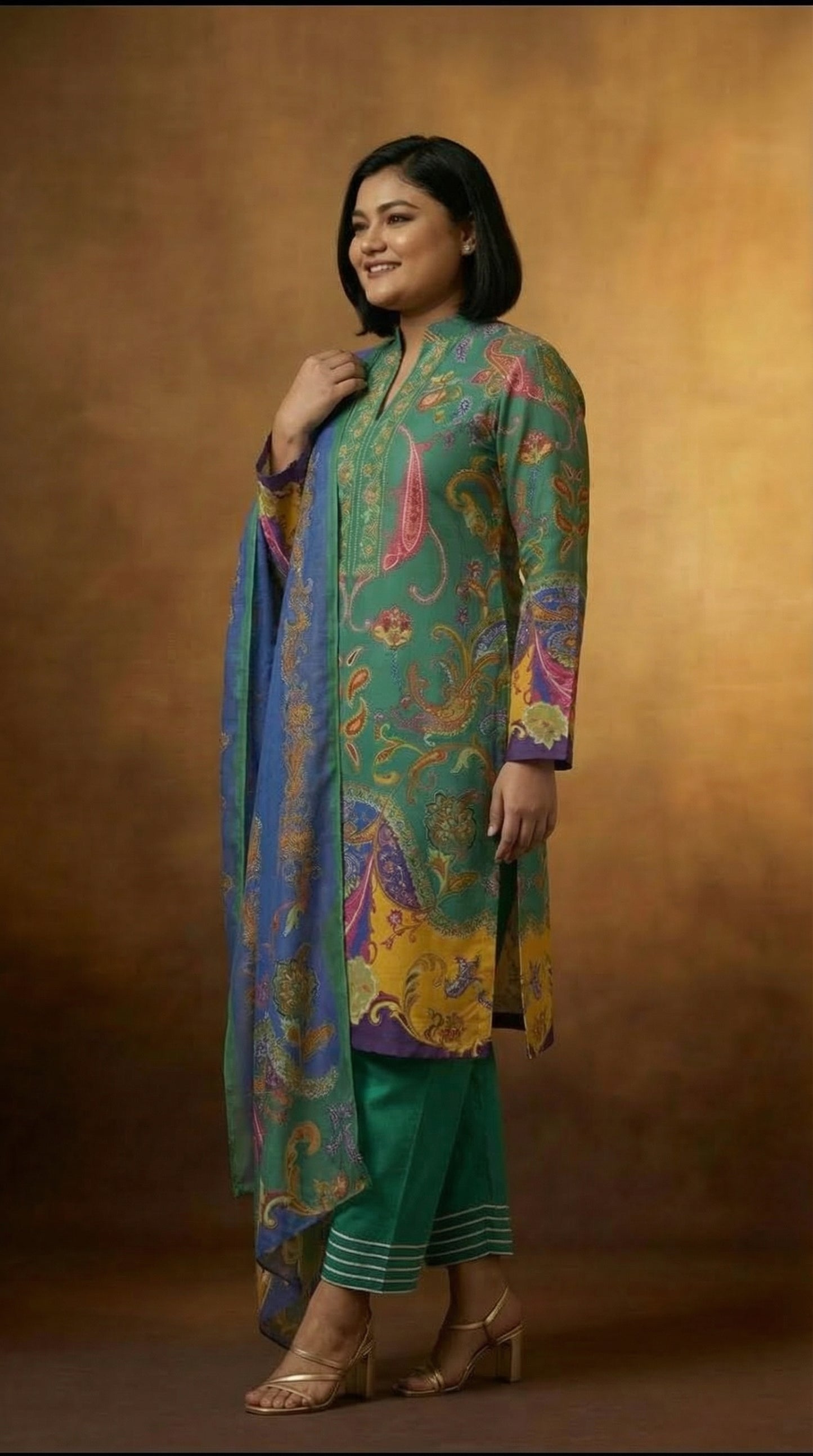 Emerald Artistry Three-Piece Set