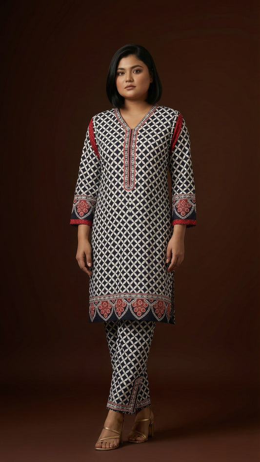 Premium Digital Printed Co-Ord Set (2 Piece)