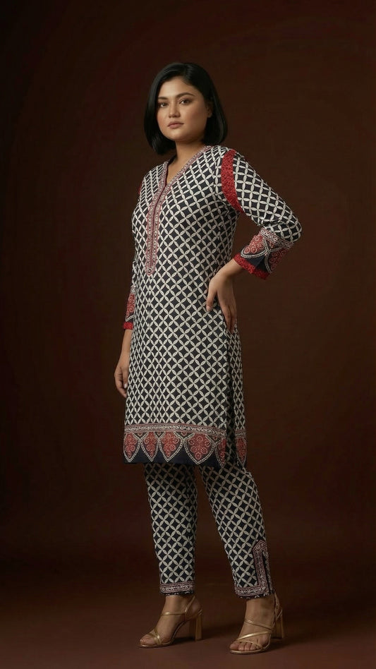 Premium Digital Printed Co-Ord Set (2 Piece)