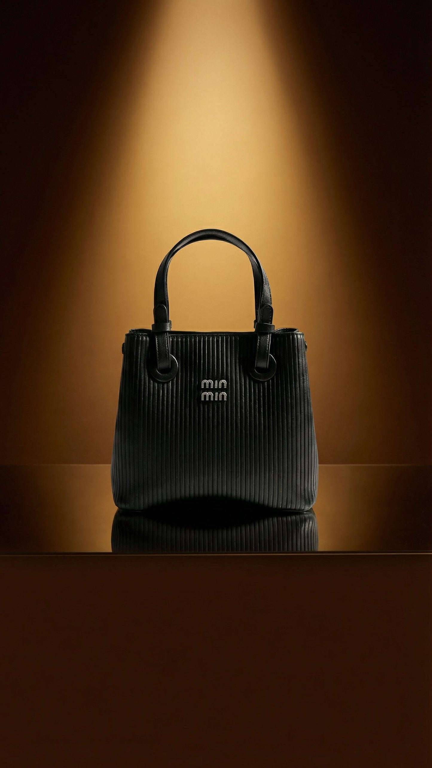 Min Min Atelier Noir Structured Bag