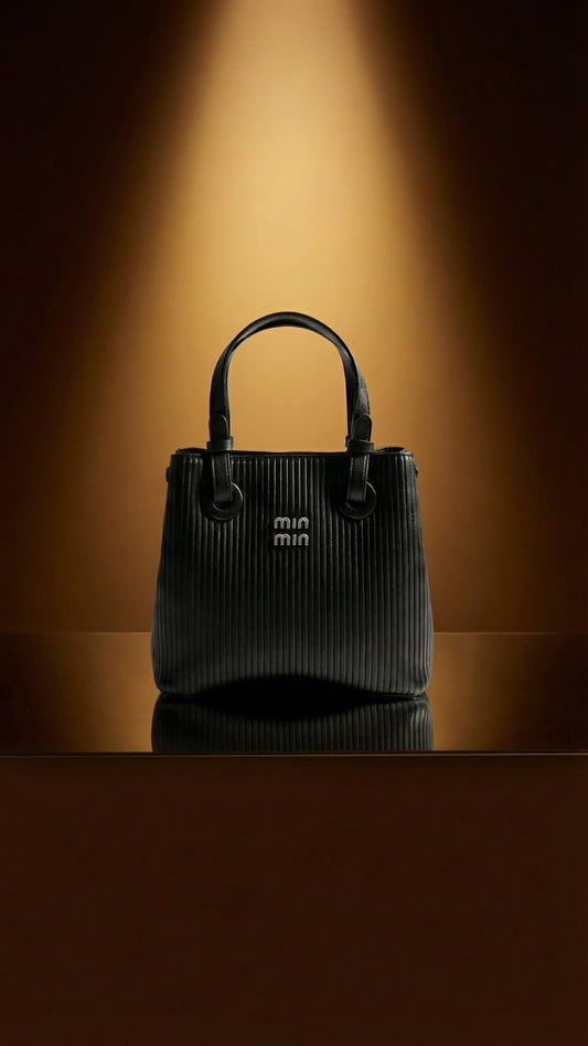 Min Min Atelier Noir Structured Bag