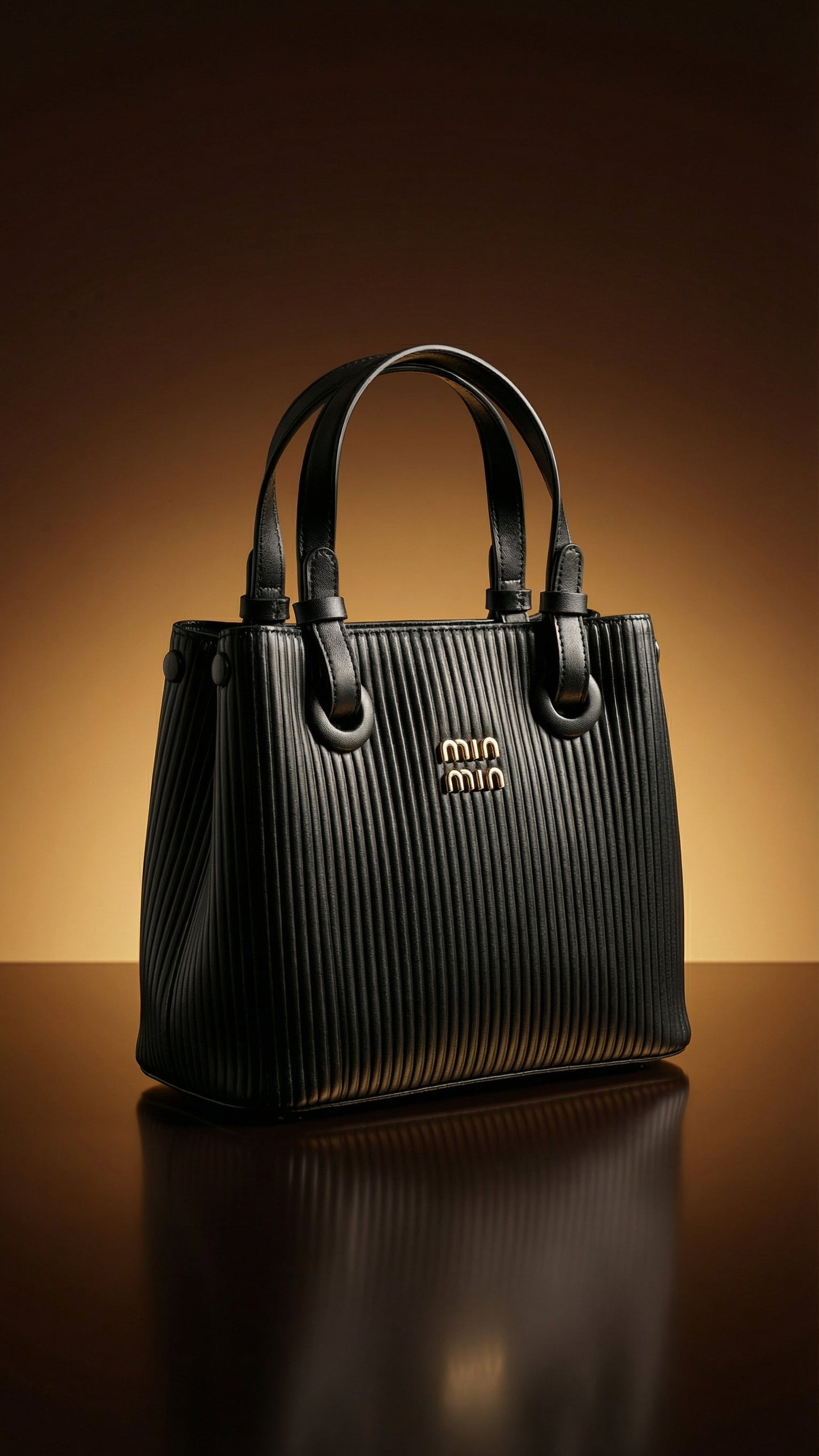 Min Min Atelier Noir Structured Bag