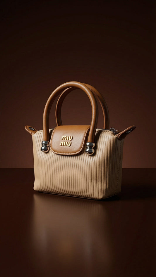 Min Min Atelier Sable Structured Mini Tote