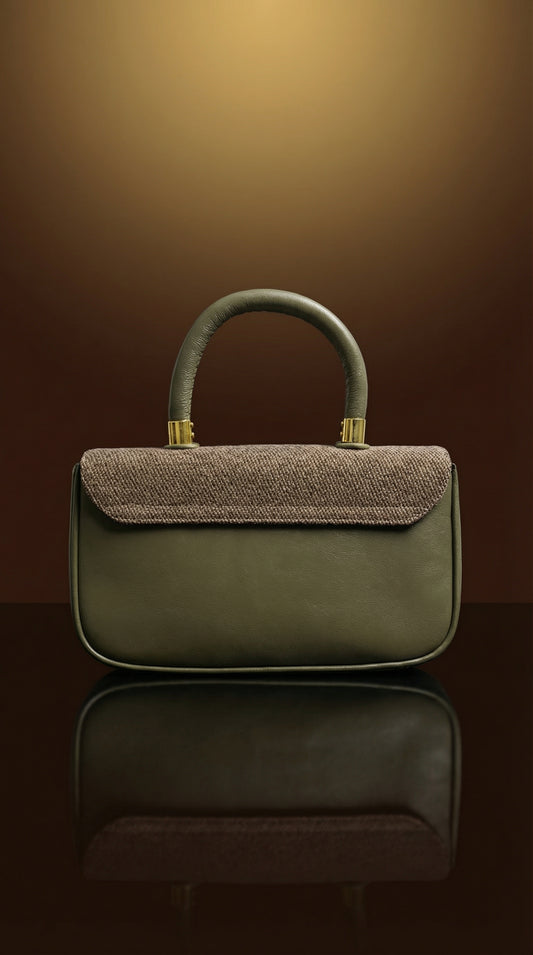Olive Epoque Top-Handle Bag