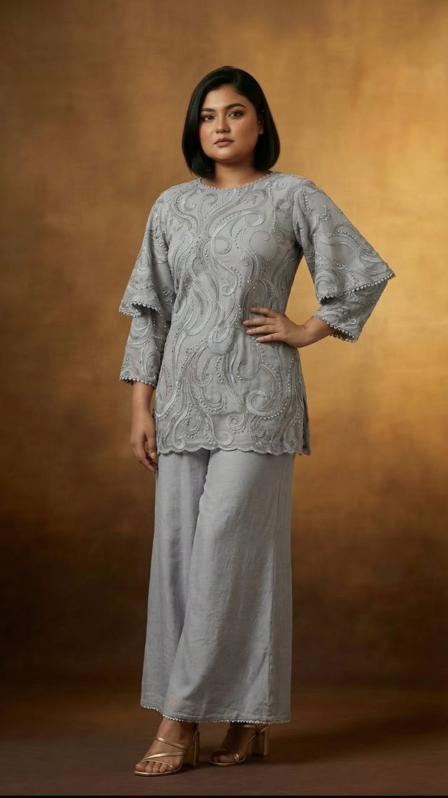 Slate Aura Kurti Set