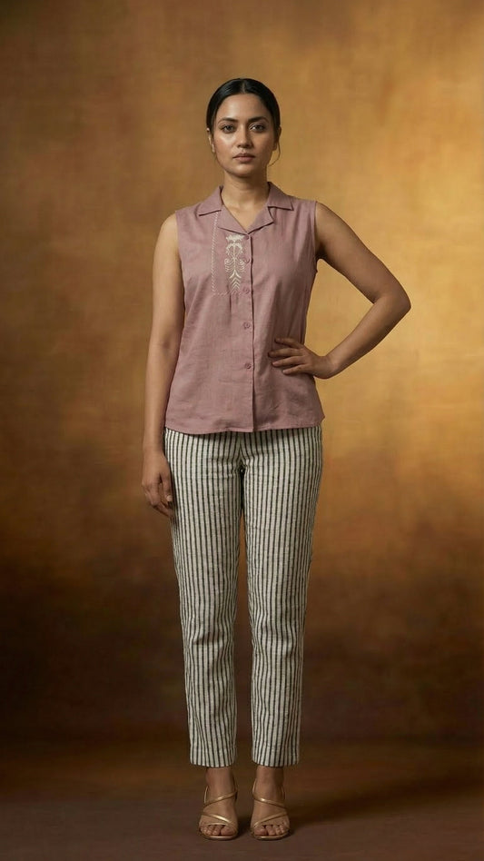 Raven Luxe sleeveless Co-ord set