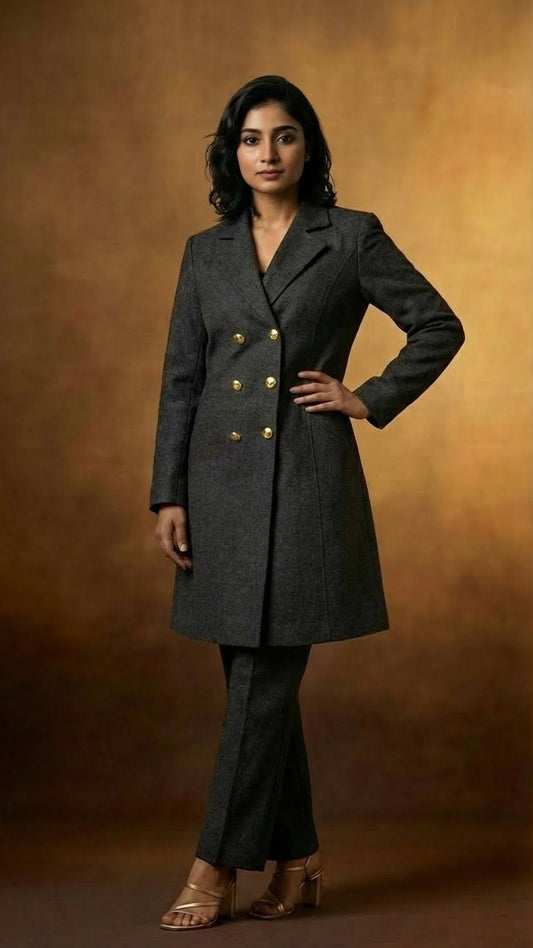 Charcoal Authority Coat