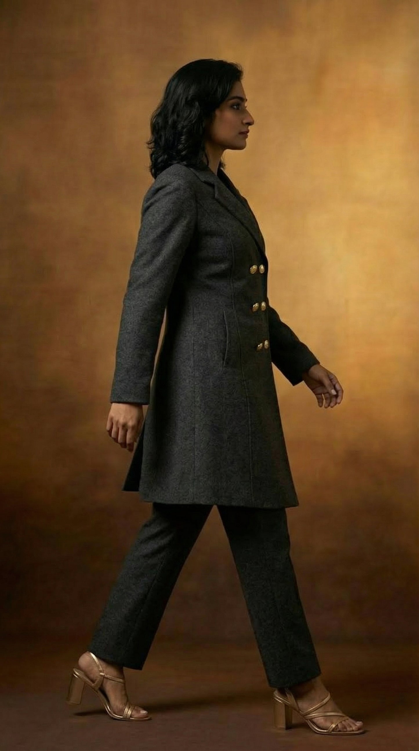 Charcoal Authority Coat