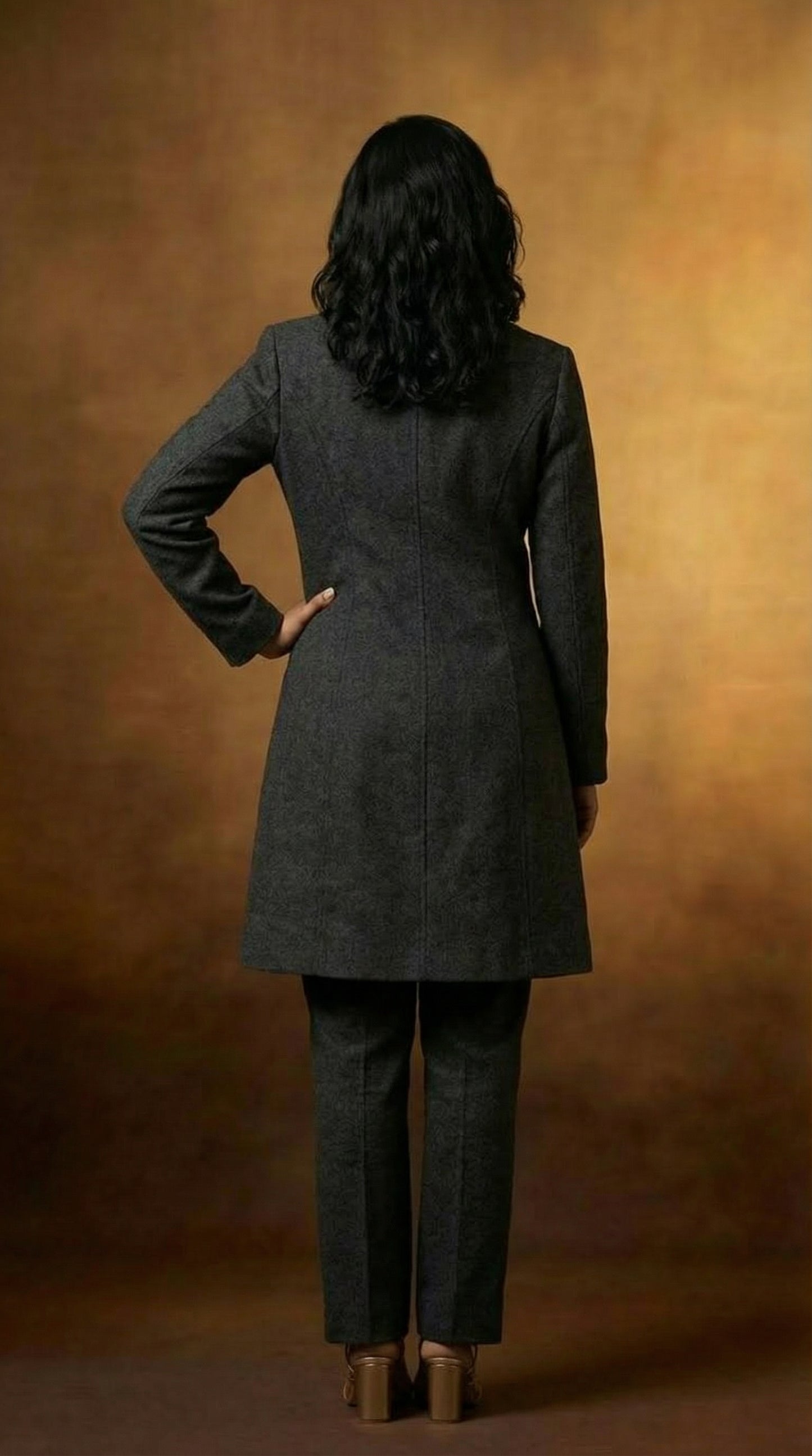 Charcoal Authority Coat