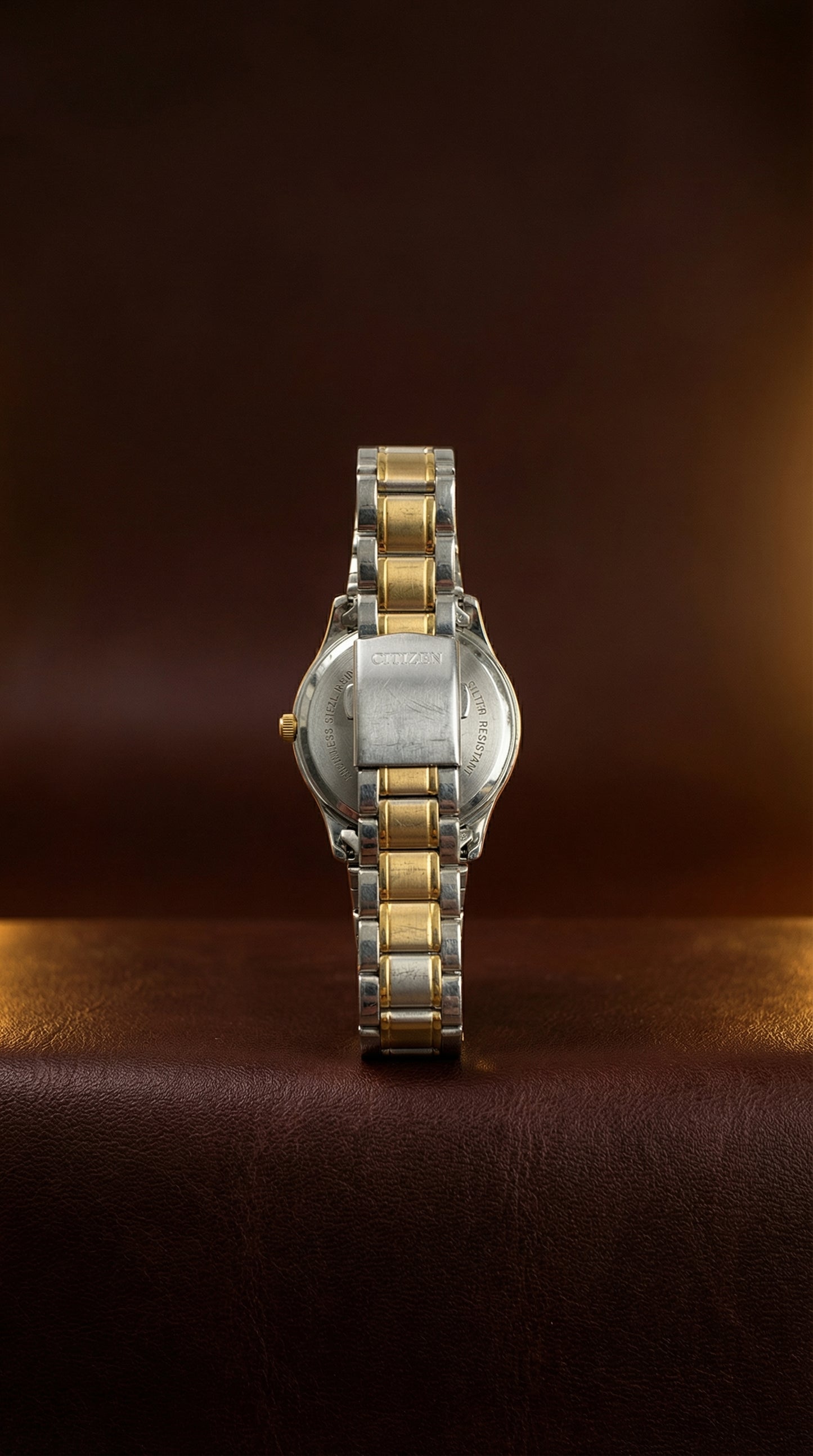 CURREN Two-Tone Slim Quartz Watch