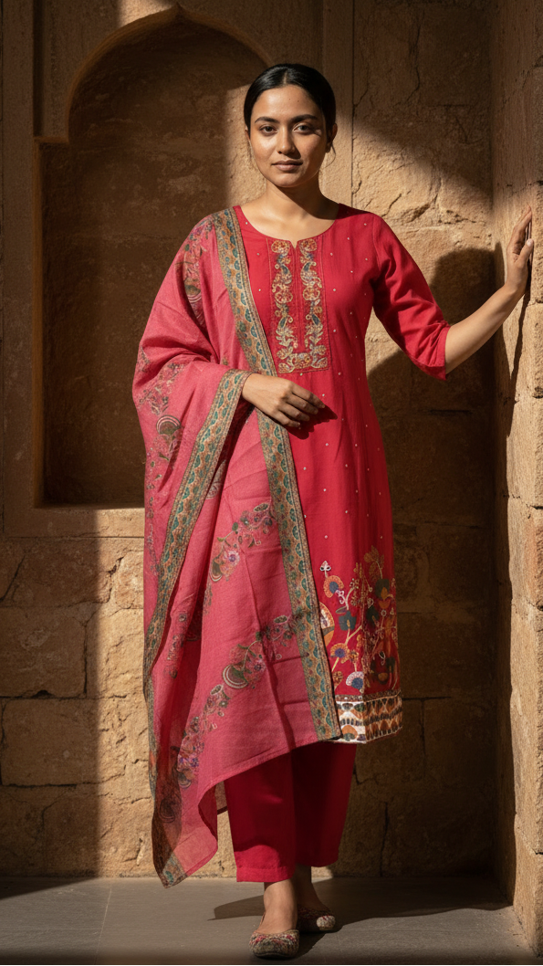 Premium Embroidery Three Piece (Z4)