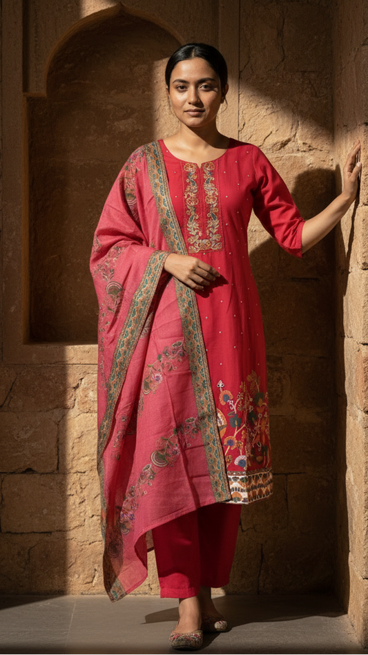 Premium Embroidery Three Piece (Z4)